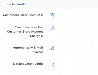 Store Account Improvements
